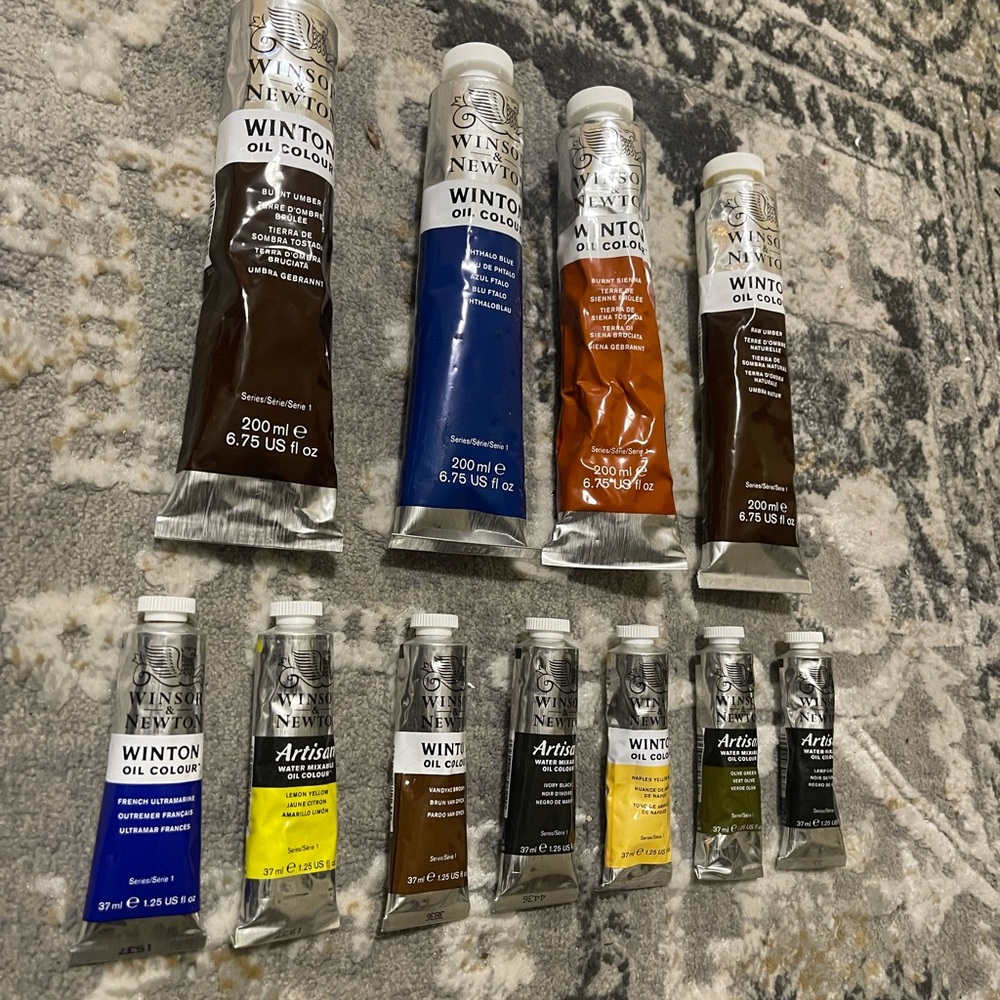Winsor & Newton: Winton & Artisan Paint Bundle - 6.75floz and 1.25floz Tubes - Picture 6 of 7